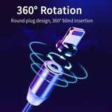 Beautyei Rotate Magnetic Cable 360 Degree USB Type C Charging